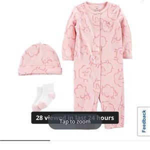 Carters baby converter gown